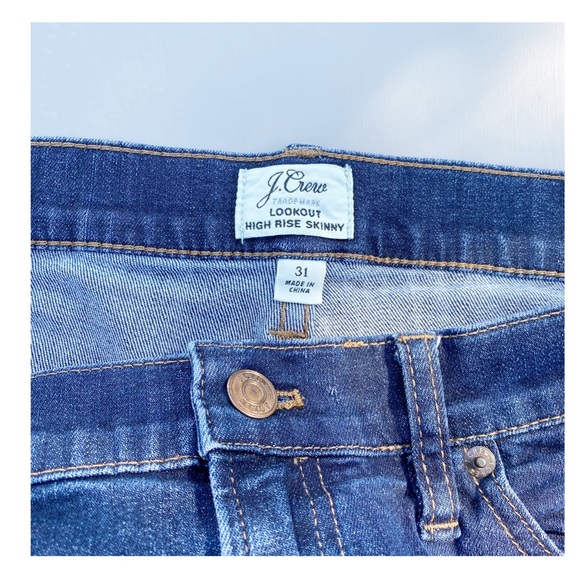 J. Crew High Rise Skinny Jeans Sz 31 - Picture 6 of 7